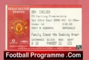 Manchester United v Chelsea 2000 – Football Ticket