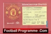 Manchester United v Sheffield Wednesday 1999 – Treble Season Ticket