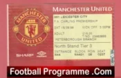 Manchester United v Leicester City 1998 – Treble Season Ticket