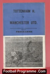 Tottenham Hotspur v Manchester United 1968 – Pirate Programme