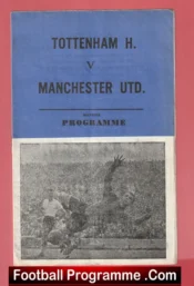 Tottenham Hotspur v Manchester United 1968 – Pirate Programme