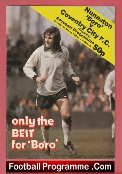Nuneaton Borough v Coventry City 1983 - Plus George Best