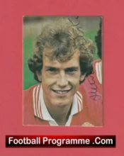 Manchester United Stewart Houston Autograph Signed Football Sticker Man Utd