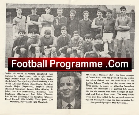 Oxford Boys v Luton Boys 1966 - School Boys Semi Final - Image 3