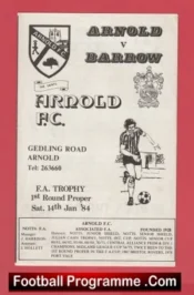 Arnold v Barrow 1984 – FA Trophy