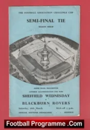 Sheffield Wednesday v Blackburn Rovers 1960 – FA Cup Semi Final