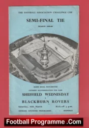Sheffield Wednesday v Blackburn Rovers 1960 – FA Cup Semi Final