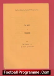 The North v Yorkshire 1990s – Schoolboys Darlington