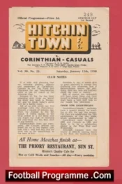 Hitchin Town v Corinthian Casuals 1958