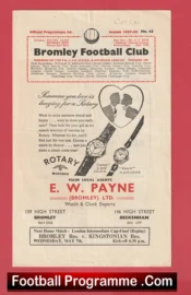 Bromley v Corinthian Casuals 1958