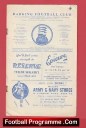 Barking v Corinthian Casuals 1957