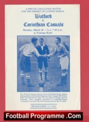 Watford v Corinthian Casuals 1970s