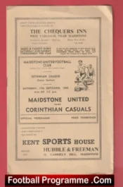 Maidstone United v Corinthian Casuals 1960
