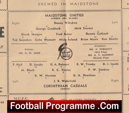 Maidstone United v Corinthian Casuals 1960 - Image 3