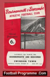 Bournemouth v Swindon Town 1966