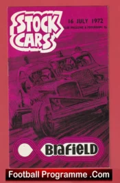 Brafield Stock Car Programme 1972