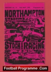 Northampton Stock Car Programme 1975