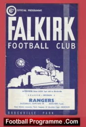 Falkirk v Glasgow Rangers 1969