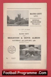 Bath City v Brighton 1960