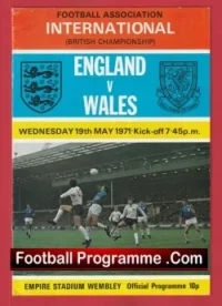 England v Wales 1971