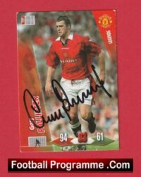 Manchester United Gary Pallister Man Utd Signed Football Card Autograph