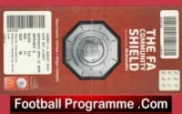 Manchester United v Wigan Athletic 2013 – Community Shield Match Ticket