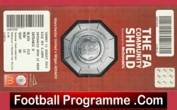 Manchester United v Wigan Athletic 2013 - Community Shield Match Ticket - football memorabilia