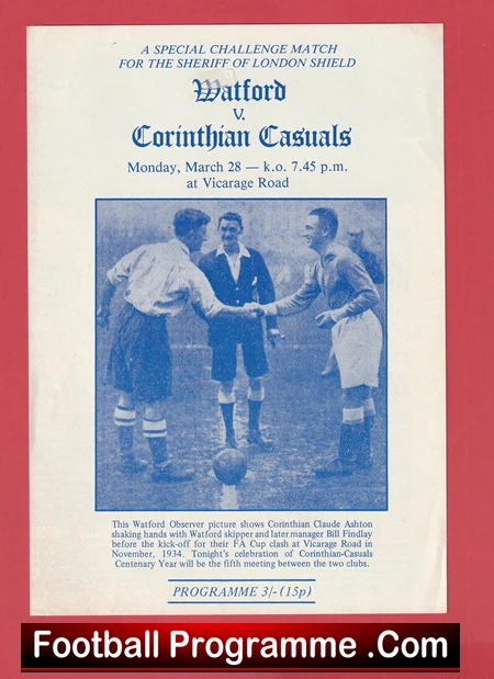 Watford v Corinthian Casuals 1970s - Image 2