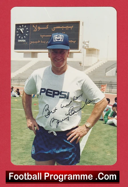 Manchester United Bobby Charlton Signed Autographed Picture - Image 2