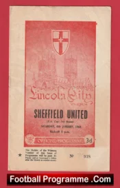 Lincoln City v Sheffield United 1964