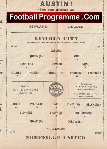 Lincoln City v Sheffield United 1964 - Image 3
