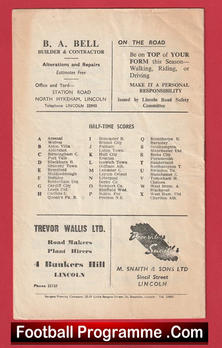 Lincoln City v Sheffield United 1964 - Image 4