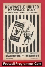 Newcastle United v Huddersfield Town 1953 – 1950s