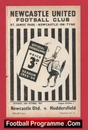 Newcastle United v Huddersfield Town 1953 – 1950s