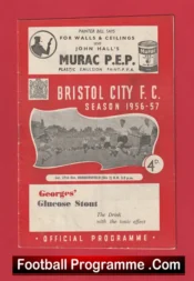 Bristol City v Huddersfield Town 1956
