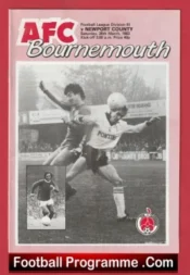 Bournemouth v Newport County 1983 – George Best Debut
