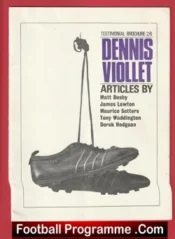 Dennis Viollet Testimonial Benefit Match Manchester United 1967