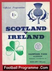 Scotland v Northern Ireland 1964 – Hampden Park + George Best