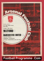 Watford v Manchester United 1970 – FA Cup Play Off at Arsenal