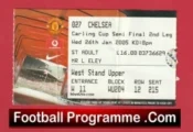 Manchester United v Chelsea 2005 – Semi Final Football Ticket