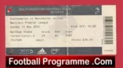 Southampton v Manchester United 2014 – Football Ticket