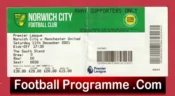 Norwich City v Manchester United 2021 – Football Ticket