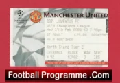 Manchester United v Juventus 2003 – Football Ticket