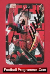 Manchester United Cristiano Ronaldo Autograph Signed Football Card Man Utd