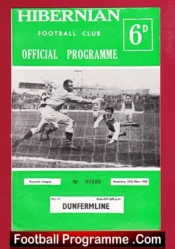 Hibernian Hibs v Dunfermline Athletic 1965 – Alex Ferguson