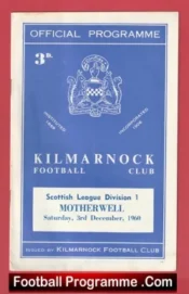 Kilmarnock v Motherwell 1960
