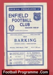Enfield v Barking 1969