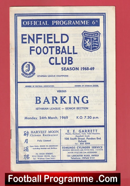 Enfield v Barking 1969 - Image 2