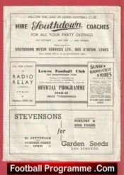 Lewes v Moulsecoomb Rovers 1960 – FA Amateur Cup