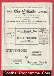 Lewes v Moulsecoomb Rovers 1960 – FA Amateur Cup
